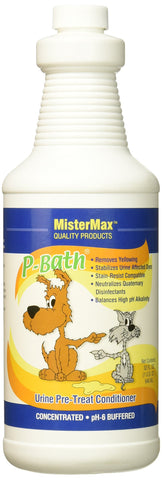 Mister Max P-Bath Urine Pre Treat Conditioner, Quart Size