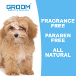 GROOM Bathing Tablets - Rapid Pet Bathing System With Sprayer - Hypoallergenic Dog Shampoo - Tearless & Unscented - No Soap or Suds - pH Neutral, SLS & Paraben Free - For Dogs, Cats, & Horses - 30ct 30 Count (Pack of 1) With Shower Head