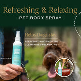 Breedwise Pet Provision - Body Spray for Dogs, Long-Lasting Body Mist with Sweet Pea and Vanilla Infusion, Refreshing Dog Perfume, 8 fl oz