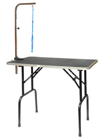 Go Pet Club Pet Dog Grooming Table with Arm, 30-Inch 30"L x 18" W x 32" H