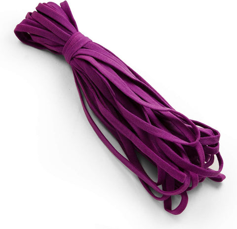 Expo International 1/4" Ultra Soft Knit Elastic Band-10 Yards | Purple Trim