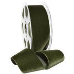 Morex Ribbon Nylon, 2 inches by 11 Yards, Moss, Item 01250/10-549 Nylvalour Velvet Ribbon 2" x 11 yd