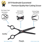 Dream Reach 7.0 Inch Professional Pet Cat Dog Grooming Shears Scissor, Straight, Curved, Thinning/Blending/Chunking Scissors Kit (thinning Shear) Thinning Shear
