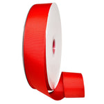 Morex Ribbon Polyester Grosgrain Ribbon, 1.5" x 100 Yd, Red