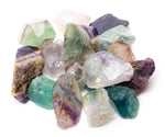DesertUSA 1 lb Bulk Rough Crystal Stones for Tumbling, cabbing, polishing, feng Shui, Reiki Healing, Crystal Healing and Collecting. (Fluorite) Fluorite