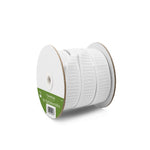 Dritz 9407W Non-Roll Woven Elastic, White, 1-Inch by 12-Yard