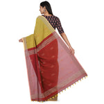 THE WEAVE TRAVELLER Cotton with Blouse Piece Saree