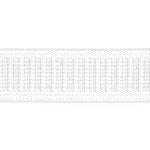 Dritz 9406W Non-Roll Woven Elastic, White, 3/4-Inch by 18-Yard