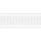 Dritz 9406W Non-Roll Woven Elastic, White, 3/4-Inch by 18-Yard