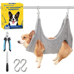 MAIYOUWENG Dog Grooming Hammock,Dog Grooming Supplies,Dog Hammock,Dog Grooming Harness,Pet Grooming Hammock,Grooming Table,Dog Nail Clipper,Dogs Cats Grooming,Claw Care (M) Medium Upgraded version (9 in 1)
