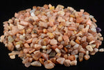 Natural Chip Stone Beads Sunstone 5-8mm About 400 Pieces Irregular Gemstones Healing Crystal Loose Rocks Bead Hole Drilled DIY for Bracelet Jewelry Making Crafting (5-8mm, Sunstone)
