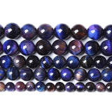 6mm 60PCS Purple Tiger Eye Galaxy Stone Beads Spacer Loose Beads for Jewelry Making DIY Bracelet 1 Strand 15 inches Energy Crystal Healing Power Purple Galaxy Tiger Eye Stone 6mm