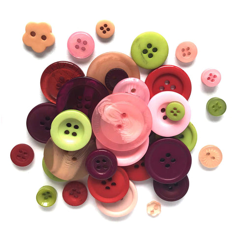 Buttons Galore and More Basics & Bonanza Collection – Extensive Selection of Novelty Round Buttons for DIY Crafts, Scrapbooking, Sewing, Cardmaking, and other Art & Creative Projects 8.0 oz Vintage Colors