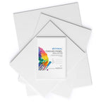 GOTIDEAL Canvas Boards for Painting Multi Pack, Primed 5x7", 8x10", 9x12", 11x14" Set of 28, White Blank Canvas Panel- 100% Cotton Artist Canvases Pack for Painting, Acrylic Paint, Oil, Watercolor 28 Pack