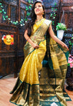 SGF11 Women's Kanjivaram Soft Silk Saree With Blouse Piece