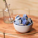 Crystal Allies 1 Pound Bulk Rough Lapis Lazuli Reiki Crystal Healing Stones Large 1" 1lb Lot