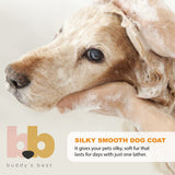 Buddy's Best Dog Shampoo for Smelly Dogs - Skin-Friendly, Oatmeal Dog Shampoo and Conditioner for Dry and Sensitive Skin - Moisturizing Puppy Wash Shampoo, Coconut Vanilla Bean Scent, 1 Gallon