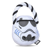 STAR WARS for Pets Stormtrooper Rope Ring with Plush Head Dog Toy | Stormtrooper Chew Toy for Dogs Dog Toys, Dog Tug Toys, Tug of War Dog Chew Toys (FF19199) Storm Trooper Rope Head 7 Inch
