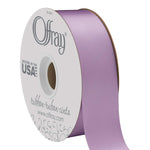 Offray Berwick 1.5"" Wide Double Face Satin Ribbon, Iris Purple, 50 Yds (566985) 50 Yards Solid