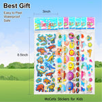 Stickers for Kids Sticker Sheets - MoCeYa 1200 Pcs Puffy Stickers for Toddlers Small Stickers in Bulk Stickers for Teachers Elementary Reward Stickers Packs Party Favors, Assorted Scrapbook Stickers