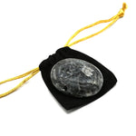 Larvikite Palm Stone - Hot Massage Worry Stone for Natural Body Chakra Balancing, Reiki Healing and Crystal Grid Larvikite