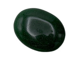 Dark Green Aventurine Palm Stone - Pocket Massage Worry Stone for Natural Body Chakra Balancing, Reiki Healing and Crystal Grid Green Aventurine (Dark)