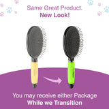 CONAIRPRO dog & cat Dog Brush for Shedding with Coated Stainless Steel Pins, Ideal for Large Breeds Large Pin Brush