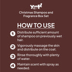 YUUP! Limited Edition Christmas Shampoo and Cologne Fragrance Spray for Dogs, 2 in 1 Kit Holiday Duo Shampoo & Spray