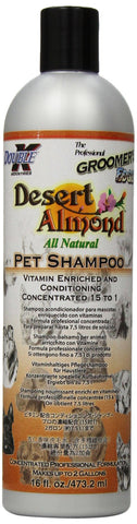 Groomer's Edge Desert Almond Dog and Cat Shampoo, 16-Ounce