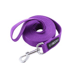 Siumouhoi Strong Durable Nylon Dog Training Leash, Traction Rope, 10 Feet Long, 1 Inch Wide, for Small and Medium Dog (10Feet, Purple)