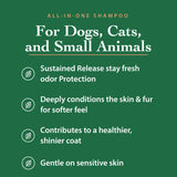 Anti-Allergen Pet Shampoo - Best Dog & Cat Dander Allergy Remover for Reducing Fleas, Ticks, & Allergies, Gentle Hypoallergenic Formula for Dry Sensitive Skin & Allergy Relief by The Ecology Works 2-Pack + Mitt