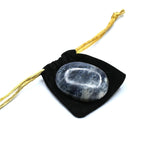 Iolite Palm Stone - Pocket Massage Worry Stone for Natural Body Chakra Balancing, Reiki Healing and Crystal Grid Iolite