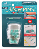 Taylor Seville Originals Comfort Grip Patchwork Fine Magic Pins-Sewing and Quilting Supplies and Notions-Sewing Notions-50 Count