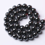 71pcs 6mm AAA Black Hematite Beads Crystal Energy Stone Healing Power Natural Stone Gemstone Round Loose Beads for Jewelry Making DIY Bracelets