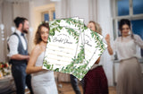 Bridal Shower Greenery Invitations, Tropical Jungle Floral Wedding Shower Invites For Bridal Shower, Engagement Party, Wedding Party, 25 Invitations Cards and Envelopes (yqk02)