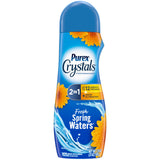 Purex Crystals In-Wash Fragrance and Scent Booster, Fresh Spring Waters, 21 Ounce (Pack of 4)