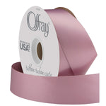 Offray Berwick 1.5" Wide Double Face Satin Ribbon, Fresco Purple, 50 Yds 50 Yards Solid
