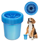 Dog Paw Cleaner, Portable Pet Cleaning 360º Silicone Washer Cup, for Small and Medium Breed Cats and Dogs (Blue) Blue
