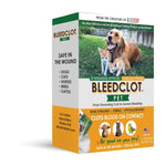 BleedClot Pet First Aid Blood Clotting Powder | The Best for All Animals to Stop Bleeding, Guaranteed | for Minor Cuts and Severe Arterial Bleeding | from The Makers of BleedStop (4 Pouches (0.5 oz)) Pet - 4 Pack .5 oz