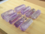 FHNP367 Natural Amethyst Point Wands - Healing Crystal 6 Faceted Prism Reiki Chakra Meditation Obelisk Tower Gift - One 2" Wand 2 inch One Amethyst