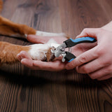 HAWATOUR Dog Nail Clippers, Professional Pet Nail Clipper & Trimmers with Safety Guard to Avoid Over Cutting, Grooming Razor with Nail File for Cat Small Medium Large Dog, Blue