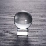 LONGWIN 40mm(1.6 inch) Solid Mini Fengshui Crystal Ball Healing Crystals(Clear) Clear