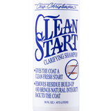 Chris Christensen Clean Start Clarifying Dog Shampoo - Pro-Vitamin Formula That Won’t Strip The Coat! Removes Product Build-up, Waxes, Oil and Dirt (16 Ounces) 16 Ounces