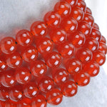Massive Beads Natural Healing Power Gemstone Crystal Beads Unisex Adjustable Macrame Bracelets 8mm Carnelian