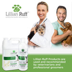 Lillian Ruff Calming Oatmeal Pet Shampoo for Dry Skin & Itch Relief with Aloe & Hydrating Essential Oils - Replenish Moisture & Deodorize - Gentle Dog Shampoo for Normal/Sensitive Skin (16oz & Brush) Oatmeal Shampoo with Bath Brush