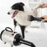 NESTROAD Dog Dryer High Velocity Dog Hair Dryer,4.3HP/3200W Dog Blower Grooming Force Dryer with Stepless Adjustable Speed,Professional Pet Hair Drying with 4 Different Nozzles for Dogs Pets,Ivory Ivory