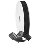 Morex Ribbon 1401.03/50-313 Harmony Ribbon, Metallic, 5/8 inch by 50 yd, Black/Black, Item 1401.03/50-313,Black 5/8" x 50 yd