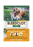 BleedClot Pet First Aid Blood Clotting Powder | The Best for All Animals to Stop Bleeding, Guaranteed | for Minor Cuts and Severe Arterial Bleeding | from The Makers of BleedStop (4 Pouches (0.5 oz)) Pet - 4 Pack .5 oz