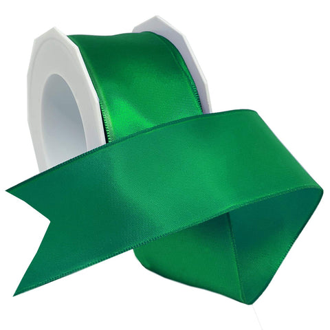 Morex Ribbon Wired Satin Ribbon, 1.5 inch by 10 Yard, Emerald, 09609/10-607 1-1/2 inch by 10 yards