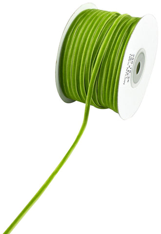May Arts 1/8-Inch Wide Ribbon, Parrot Green Velvet